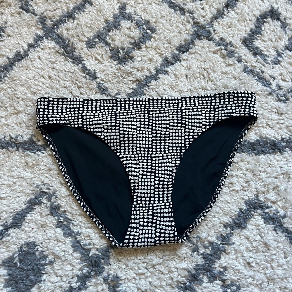 Aerie black & white bikini bottoms NWT